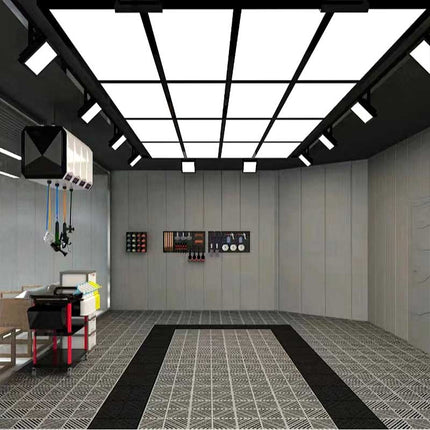 16 Grid Automotive Workshop Light w/frame