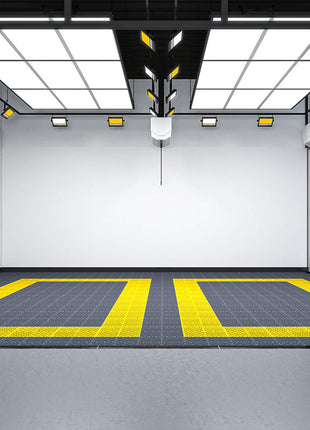 9 Grid Automotive Workshop Light w/frame