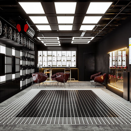 9 Grid Automotive Work shop Light
