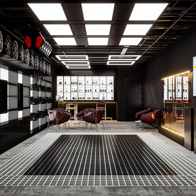 9 Grid Automotive Work shop Light