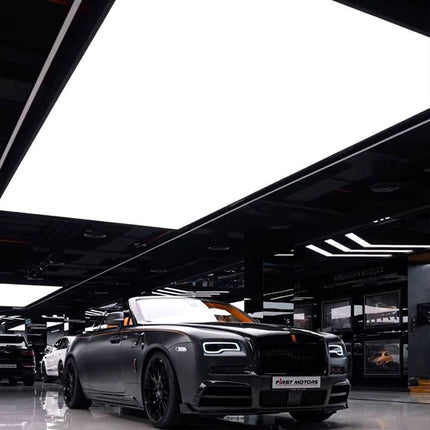 Stretch Ceiling Lighting for Auto Showroom