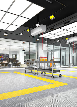 9 Grid Automotive Workshop Light w/frame