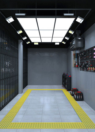 9 Grid Automotive Workshop Light w/frame