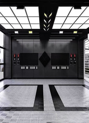 12 Grid Automotive Workshop Light w/border