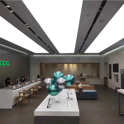 Stretch Ceiling Lighting for Smartphone Store