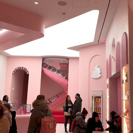 Stretch Ceiling Lighting for Shopping Mall
