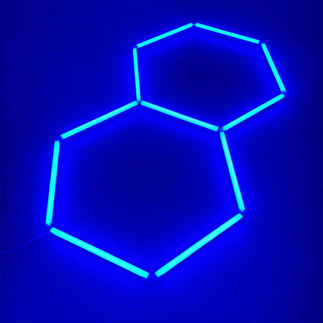 RGB hexagon light 2 grid system