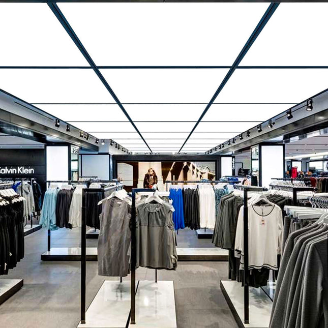 Stretch Ceiling Lighting for Clothing Store