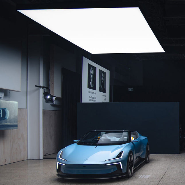 Stretch Ceiling Lighting for Garages