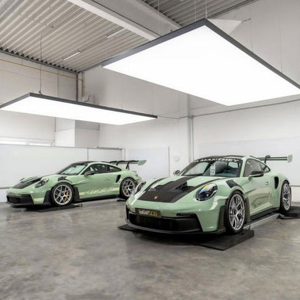 Stretch Ceiling Lighting for Garages