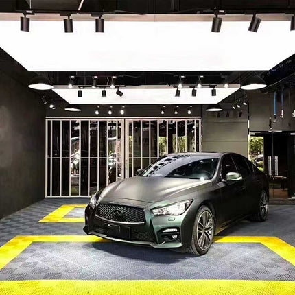 Stretch Ceiling Lighting for Car Wash Shop