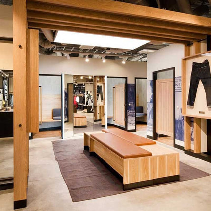 Stretch Ceiling Lighting for Clothing Store