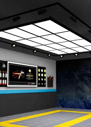 16 Grid Automotive Workshop Light w/frame